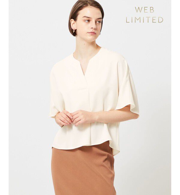 BEIGE,「【好評につき追加生産決定！・ WEB限定】ANDRE / ブラウス」|シャツ・ブラウス|Ecru