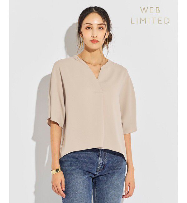 BEIGE,「【好評につき追加生産決定！・ WEB限定】ANDRE / ブラウス」|シャツ・ブラウス|Taupe