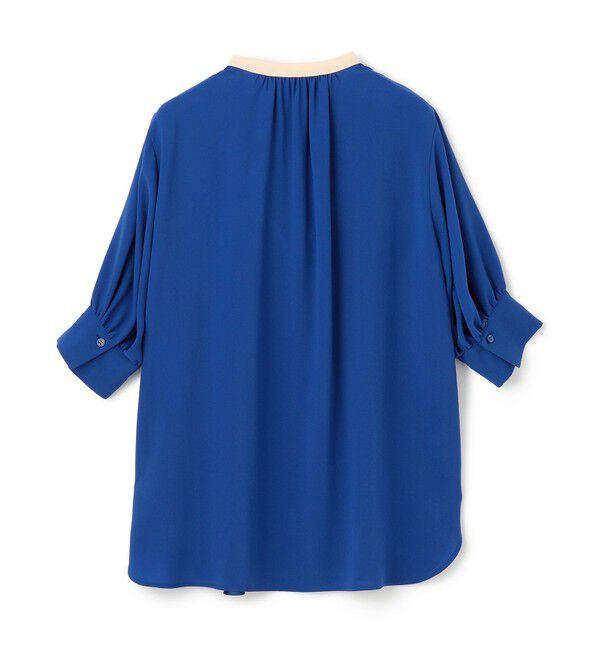 BEIGE,「SIBYLLE /  配色カラーパフスリーブブラウス」|シャツ・ブラウス|