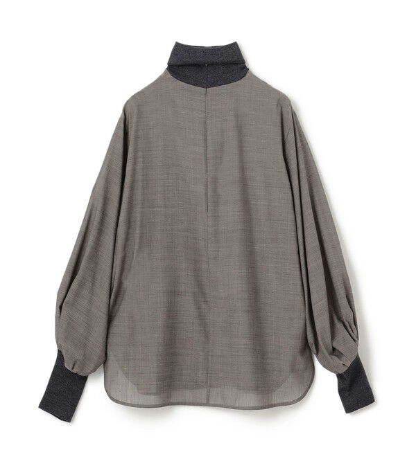 BEIGE,「【洗える】MOYE / ハイネックブラウス」|シャツ・ブラウス|