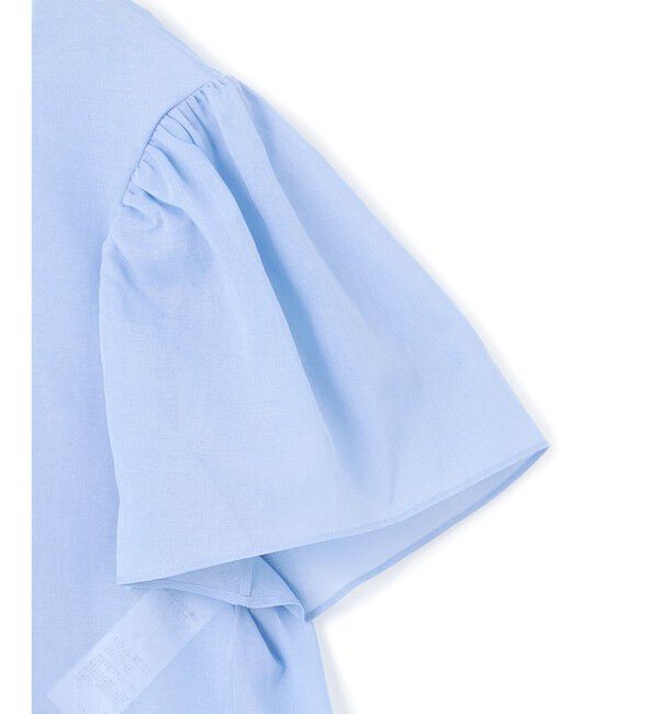 BEIGE,「【洗える】PLUMERIA / コットンシアーパフスリーブブラウス」|シャツ・ブラウス|