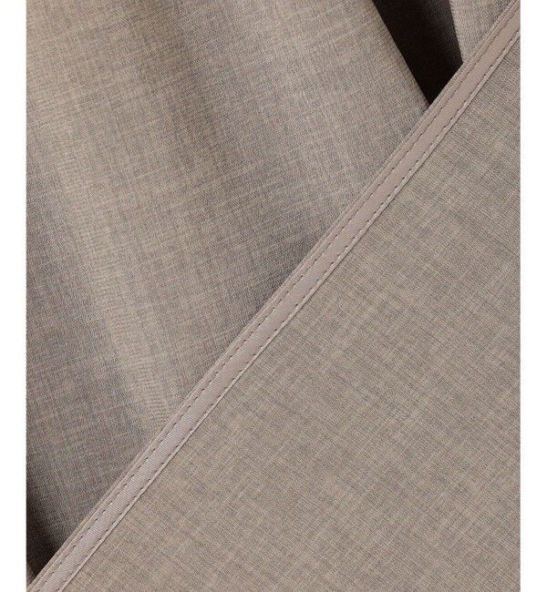 BEIGE,「【洗える/接触冷感/速乾/UVケア対応】BATEAU / Vネックバックギャザーハーフスリーブブラウス」|シャツ・ブラウス|