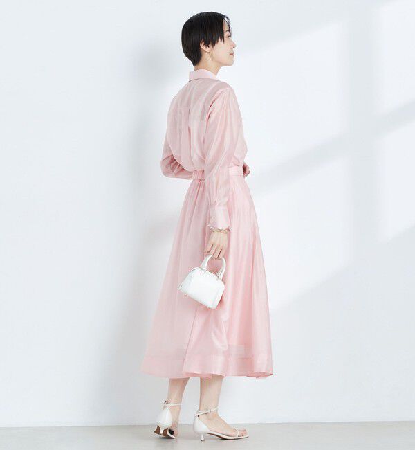 NOLLEY'S sophi「《セットアップ対応》シアーローンフレアスカート」|フレア|