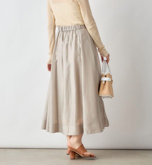 NOLLEY'S sophi「《セットアップ対応》シアーローンフレアスカート」|フレア|