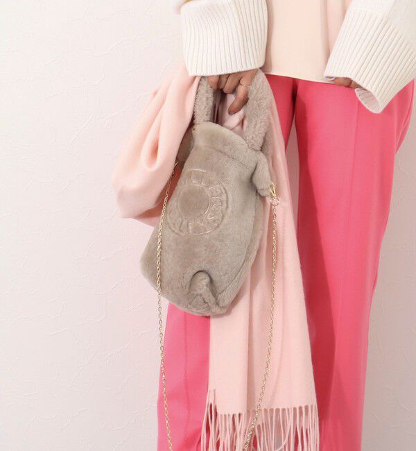 NOLLEY'S「ムートン刺繍バッグ　made in Italy」|トートバッグ|