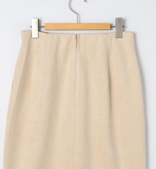 NOLLEY'S「ウォッシャブルダンボールスエードポケ付きタイトスカート」|タイト|