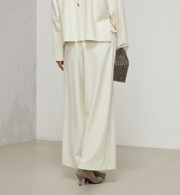 NOLLEY'S「《セットアップ対応》ウォッシャブル両面起毛イージーワイドパンツ」|その他|