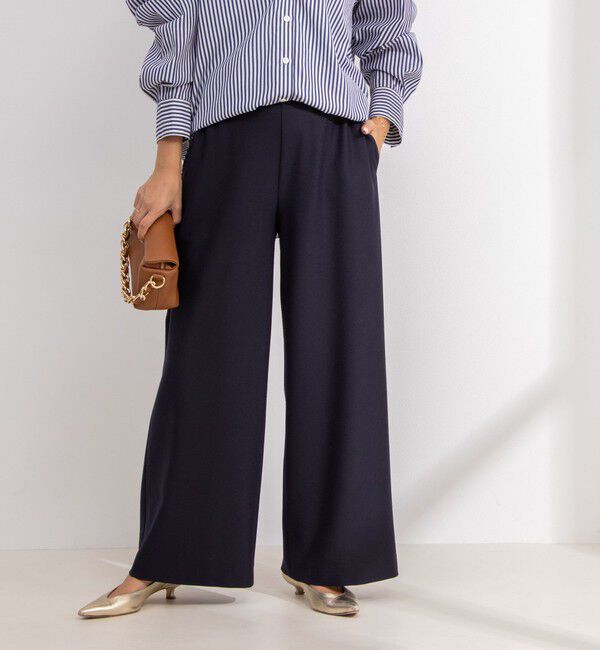 NOLLEY'S「《セットアップ対応》ウォッシャブル両面起毛イージーワイドパンツ」|その他|