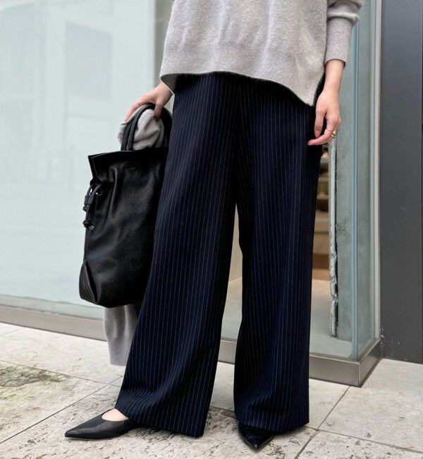 NOLLEY'S「《セットアップ対応》ウォッシャブル両面起毛イージーワイドパンツ」|その他|