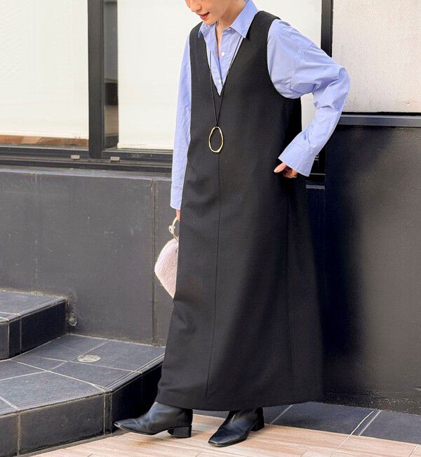 NOLLEY'S「《セットアップ対応》ウォッシャブル両面起毛2WAYワンピース」|ワンピース|