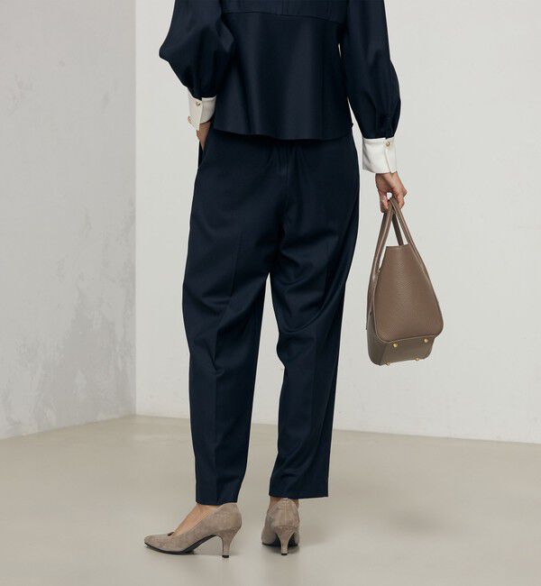 NOLLEY'S「《セットアップ対応》ウォッシャブルツータックテーパードパンツ」|その他|