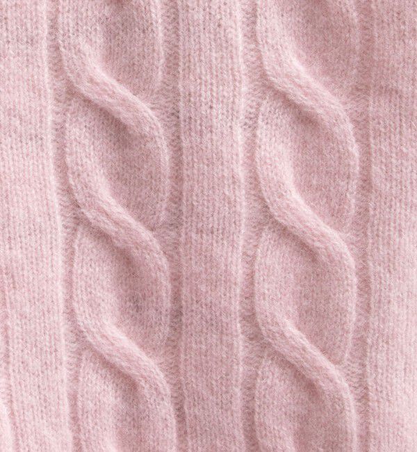 NOLLEY'S「ホールガーメントケーブル柄配色カーディガン」|カーディガン|