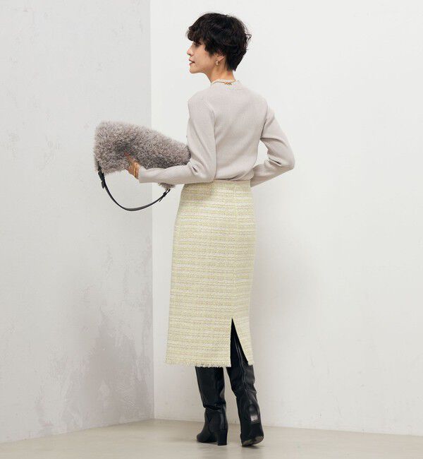 NOLLEY'S sophi「ラメファンシータイトスカート」|タイト|