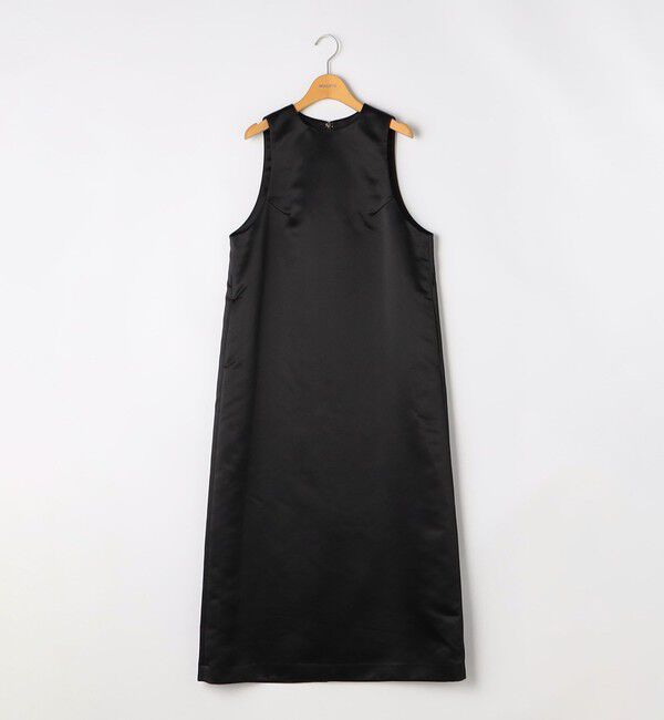 NOLLEY'S「《セットアップ対応》ウォッシャブルサテンジャンパーワンピース」|ワンピース|