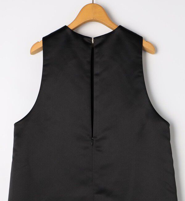 NOLLEY'S「《セットアップ対応》ウォッシャブルサテンジャンパーワンピース」|ワンピース|