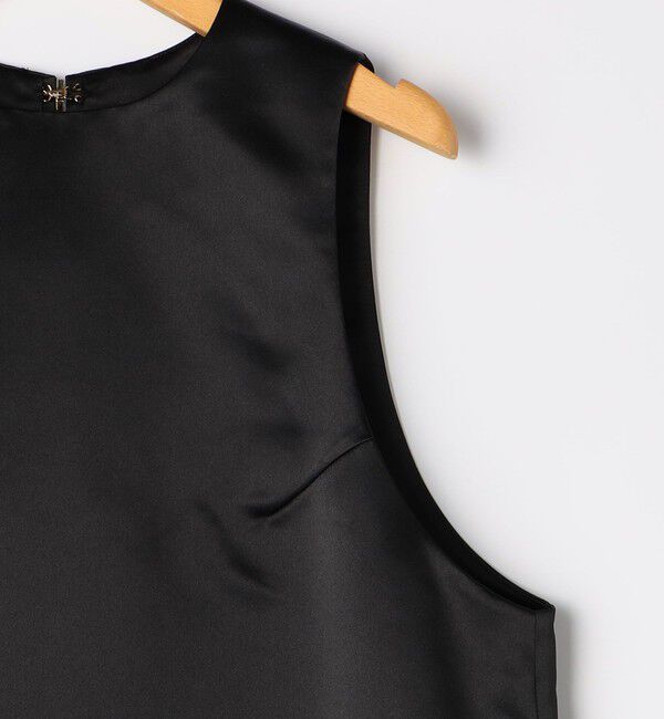 NOLLEY'S「《セットアップ対応》ウォッシャブルサテンジャンパーワンピース」|ワンピース|