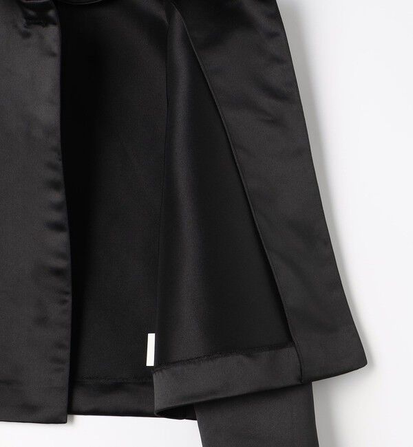 NOLLEY'S「《セットアップ対応》ウォッシャブルサテン衿付きジャケット」|ブルゾン・スタジャン|