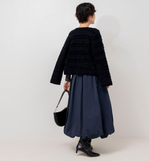 NOLLEY'S sophi「タフタバルーンスカート2WAYニットワンピース」|ワンピース|