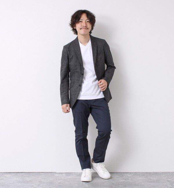 NOLLEY'S goodman「《ビジカジ対応》シルケットスムース Vネック ドレスTシャツ 25SS」|Tシャツ・カットソー|