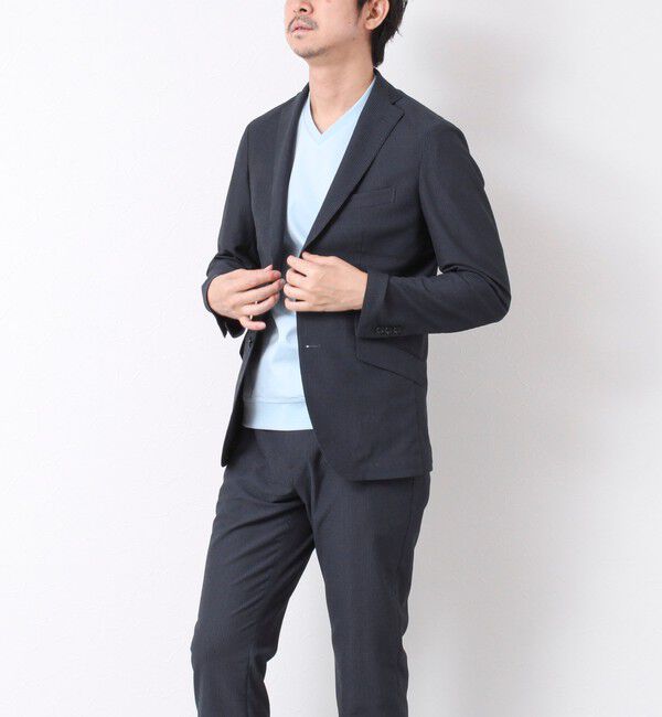 NOLLEY'S goodman「《ビジカジ対応》シルケットスムース Vネック ドレスTシャツ 25SS」|Tシャツ・カットソー|