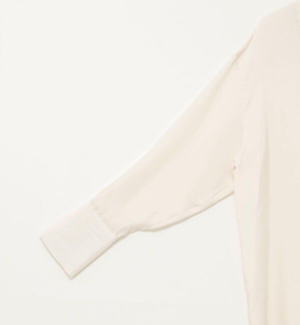 MAQWEL「《セットアップ対応》【MAQWEL/マクウェル】ウォッシャブルサテンシャツ」|シャツ・ブラウス|