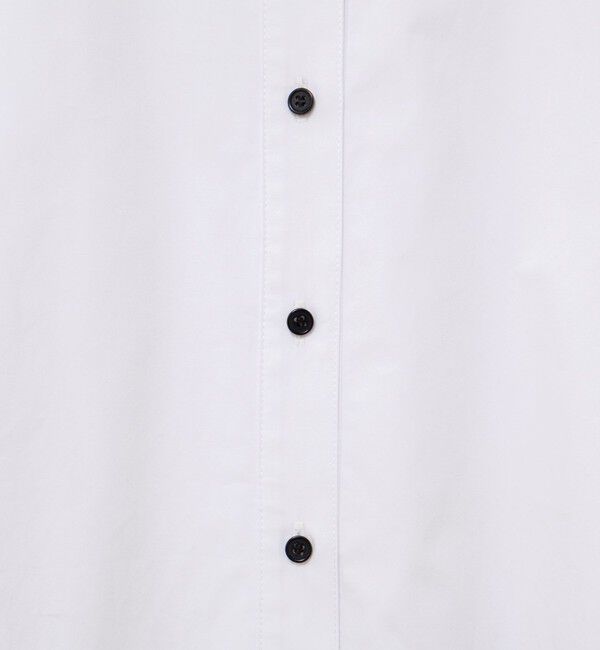 MAQWEL「【MAQWEL/マクウェル】ウォッシャブルバンドカラーラグランシャツ」|シャツ・ブラウス|