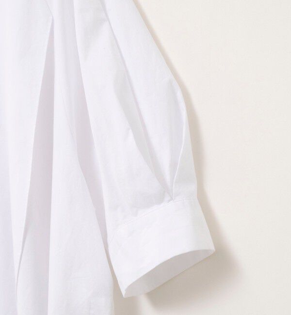 MAQWEL「【MAQWEL/マクウェル】ウォッシャブルバンドカラーラグランシャツ」|シャツ・ブラウス|