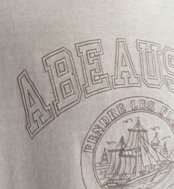 fredy emue「ピグメント刺繍クロップドTシャツ」|Tシャツ・カットソー|