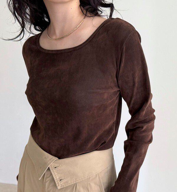 fredy emue「シアーフロッキーフレアスリーブプルオーバー」|Tシャツ・カットソー|