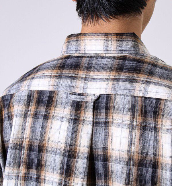 GLOSTER「【GEVACO/ゲバコ】裾ストレートカット ネルシャツ」|シャツ・ブラウス|