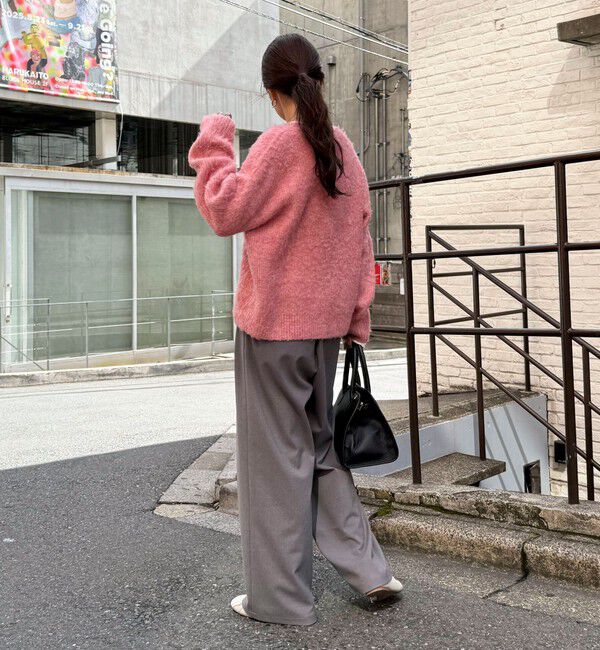 fredy emue「ふわふわ起毛ニットカーディガン」|カーディガン|