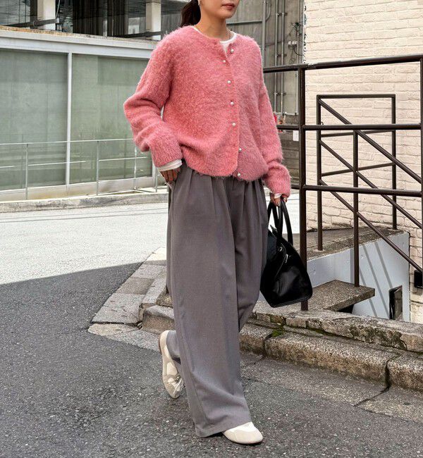 fredy emue「ふわふわ起毛ニットカーディガン」|カーディガン|