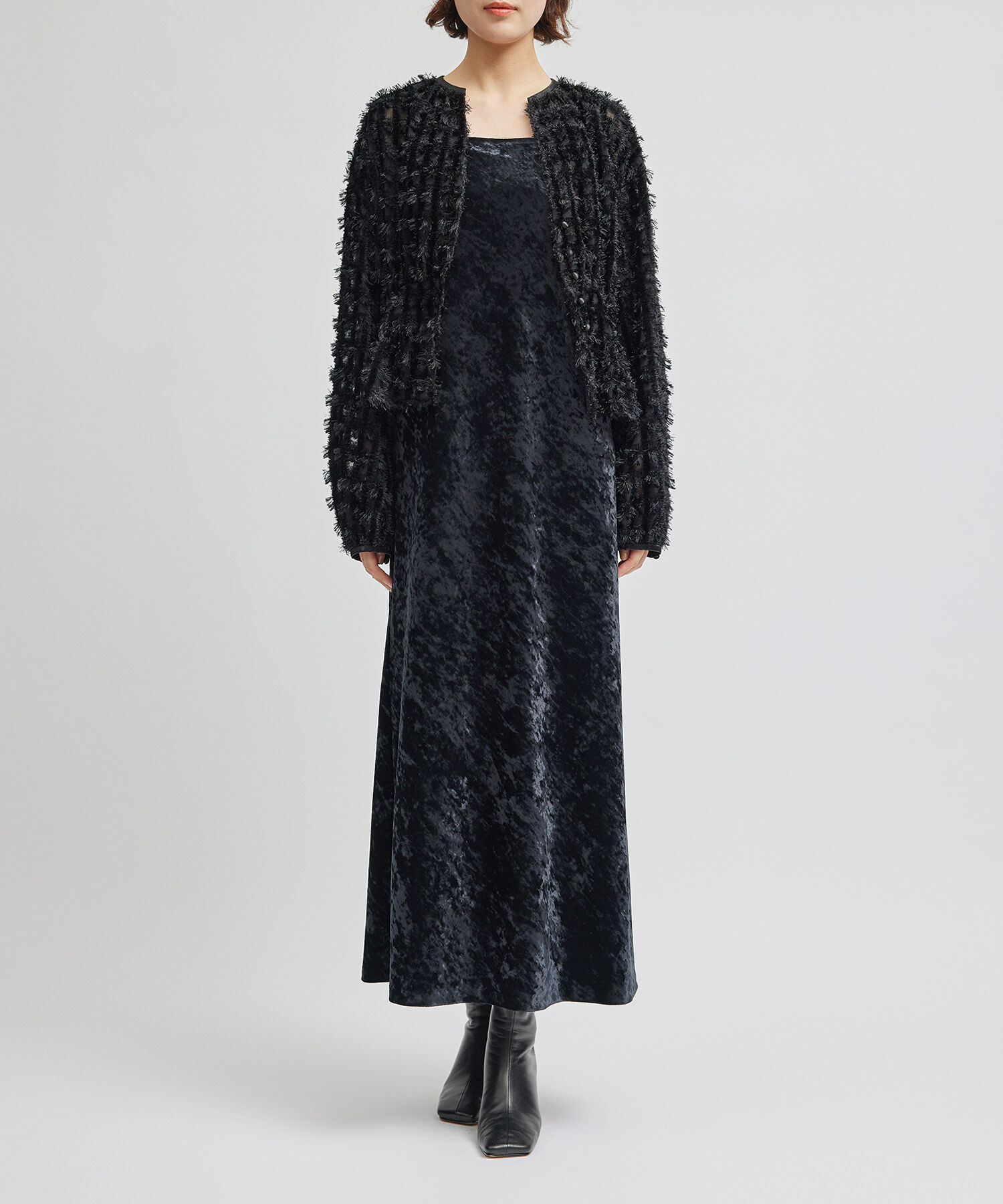 ROPE「シアーフリンジデザインブラウス」|シャツ・ブラウス|