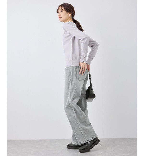 Rope&rsquo;Picnic「【emur/エミュール】ワイドストレートデニムパンツ」|デニム|