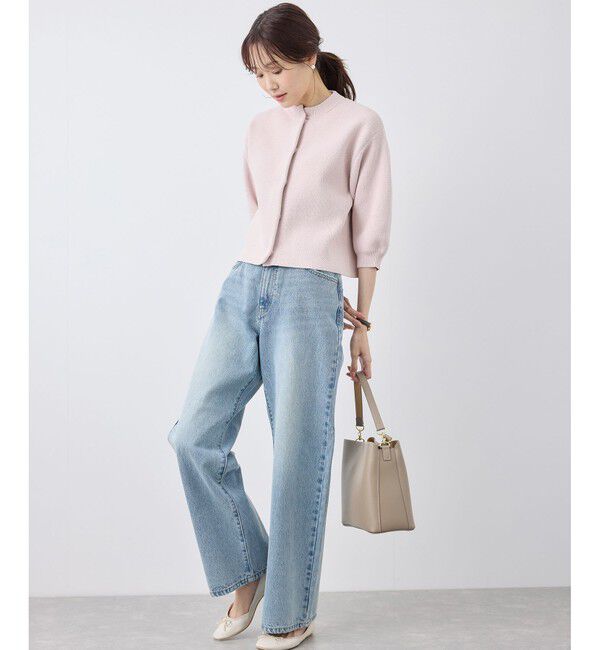 Rope&rsquo;Picnic「【emur/エミュール】ワイドストレートデニムパンツ」|デニム|