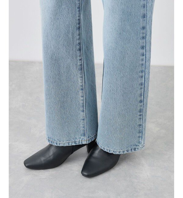 Rope&rsquo;Picnic「【emur/エミュール】ワイドストレートデニムパンツ」|デニム|