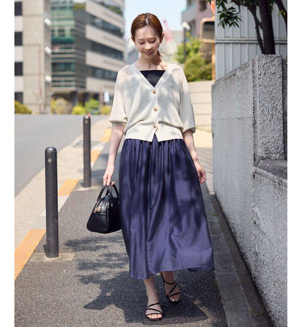 Rope&rsquo;Picnic「エアリーシアーギャザーロングスカート」|スカート|