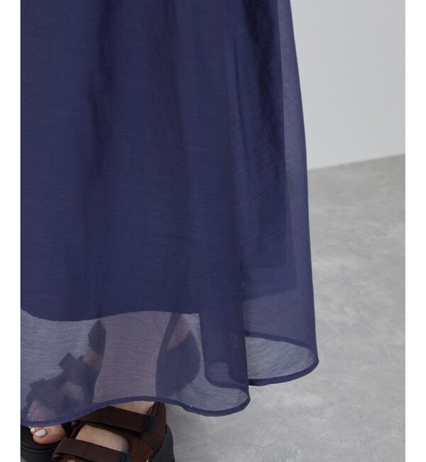 Rope&rsquo;Picnic「エアリーシアーギャザーロングスカート」|スカート|