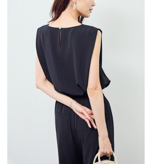 Rope&rsquo;Picnic「ジョーゼット肩タックブラウス/セットアップ対応」|シャツ・ブラウス|