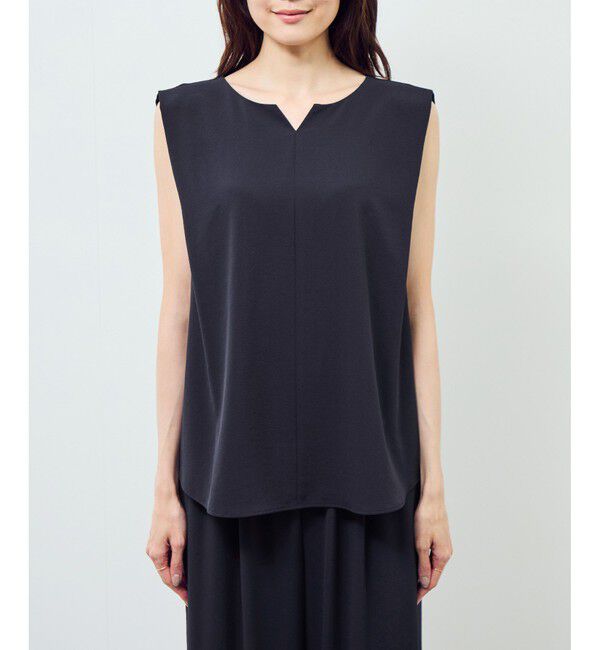 Rope&rsquo;Picnic「ジョーゼット肩タックブラウス/セットアップ対応」|シャツ・ブラウス|