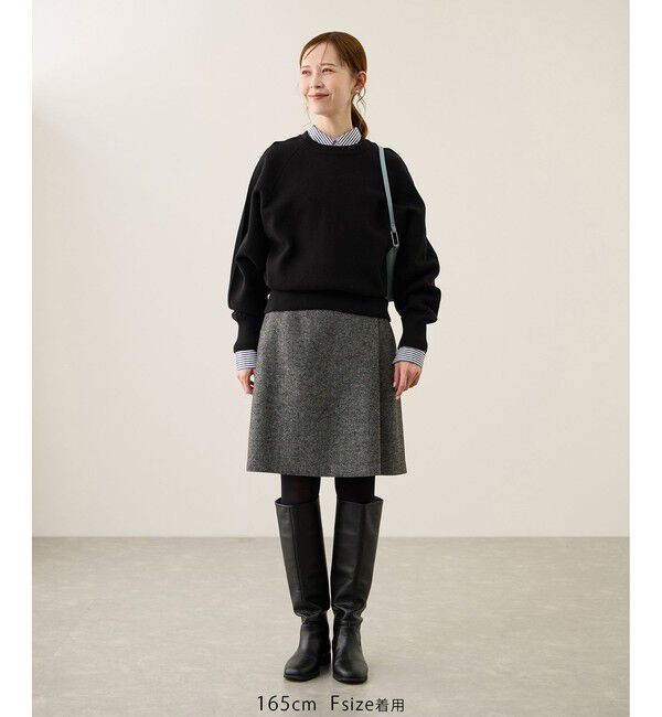 Rope&rsquo;Picnic「スウェットライクニットプルオーバー」|ニット・セーター|