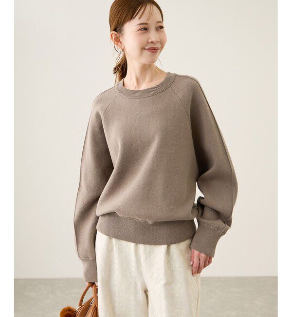 Rope&rsquo;Picnic「スウェットライクニットプルオーバー」|ニット・セーター|