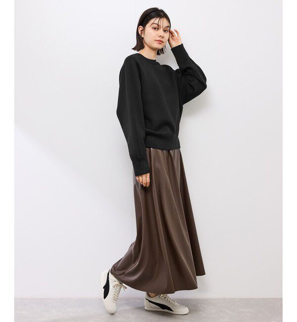 Rope&rsquo;Picnic「スウェットライクニットプルオーバー」|ニット・セーター|