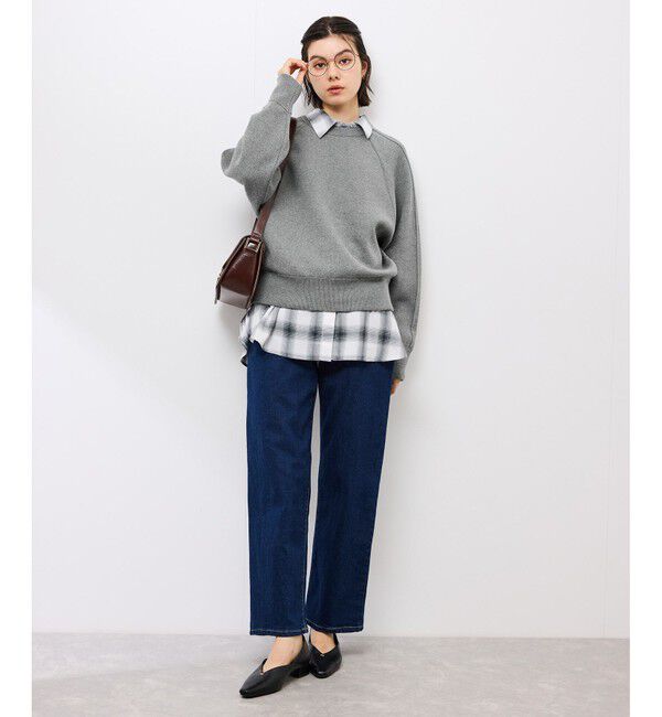 Rope&rsquo;Picnic「スウェットライクニットプルオーバー」|ニット・セーター|