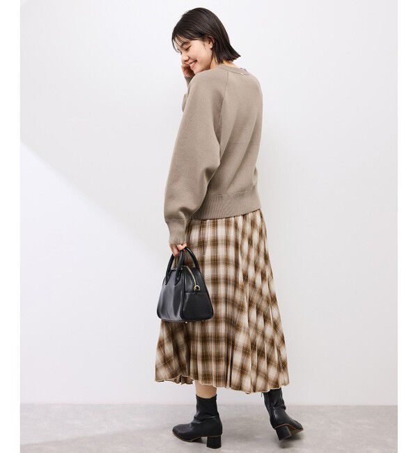 Rope&rsquo;Picnic「スウェットライクニットプルオーバー」|ニット・セーター|