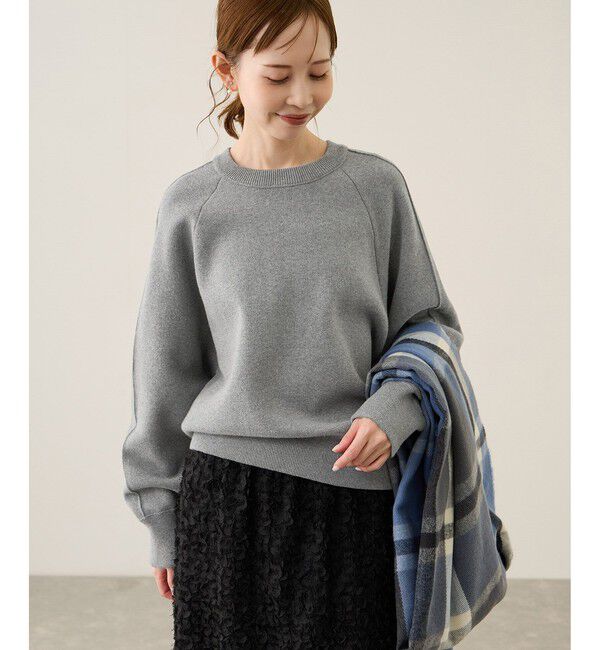 Rope&rsquo;Picnic「スウェットライクニットプルオーバー」|ニット・セーター|