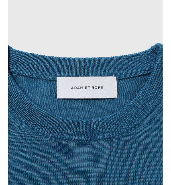 ADAM ET ROPE'「ウォッシャブル ハイゲージニット プルオーバー」|ニット・セーター|