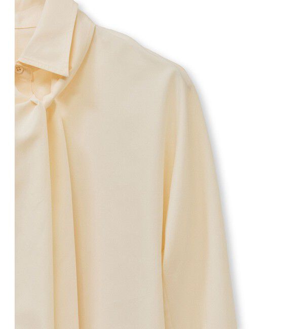 ADAM ET ROPE'「【サステナブル】ボウタイシャツ」|シャツ・ブラウス|