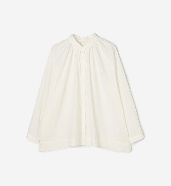  「eunoia | ラウンドカラー ブラウス WOMEN」|シャツ・ブラウス|