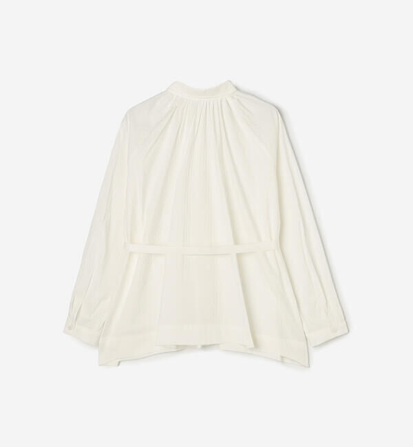  「eunoia | ラウンドカラー ブラウス WOMEN」|シャツ・ブラウス|